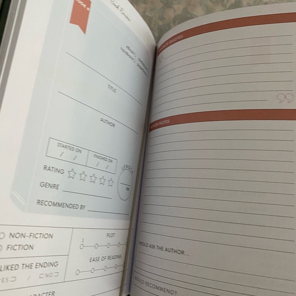 Reader’s journal.  Brand new. Would make a great gift for a reader. - Picture 2 of 3